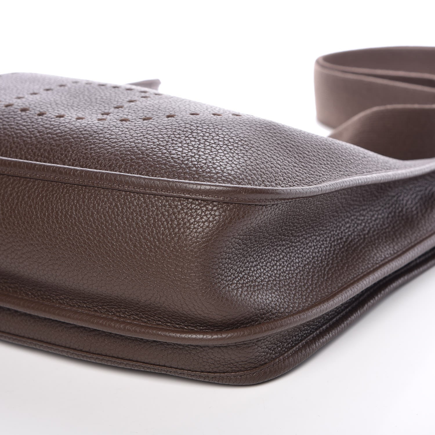 Hermes Taurillon Clemence Evelyne III GM Chocolate 9 of 9