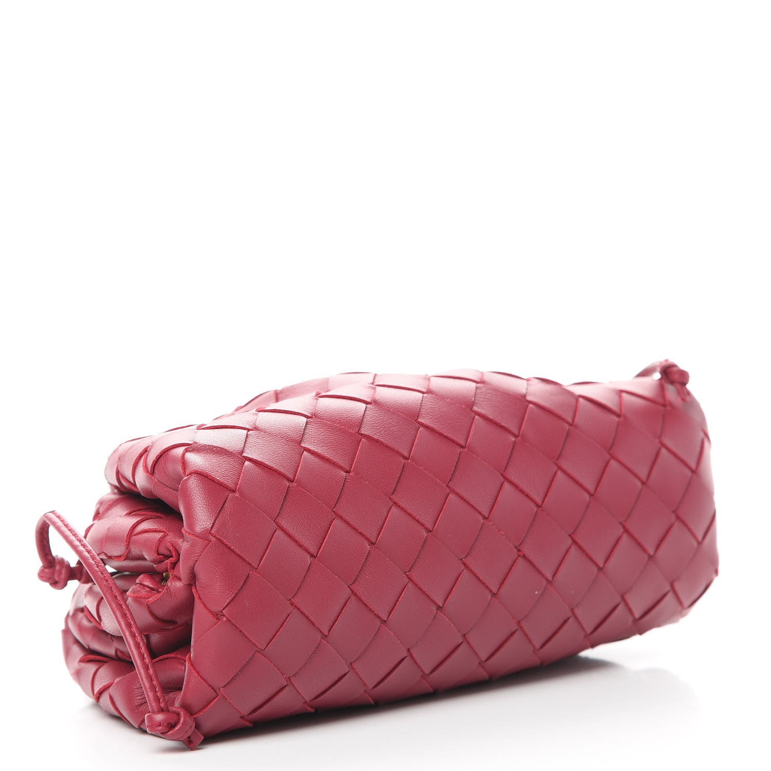 Bottega Veneta Nappa Intrecciato The Mini Pouch Amaranto 4 of 10