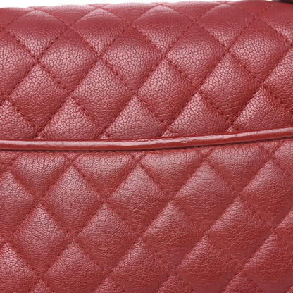 Chanel Goatskin Quilted Small CC University Top Handle Flap Red 9 of 15
