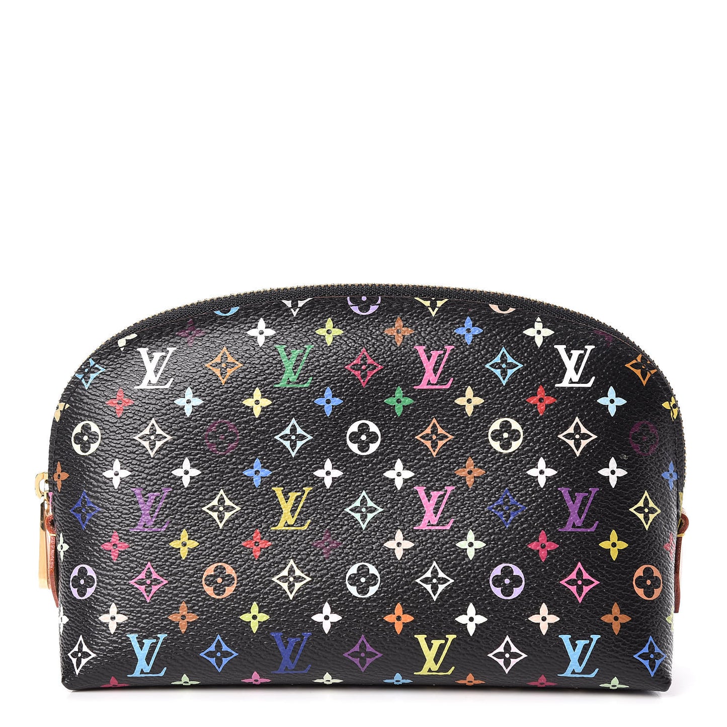 Monogram Multicolor Cosmetic Pouch Black Grenade