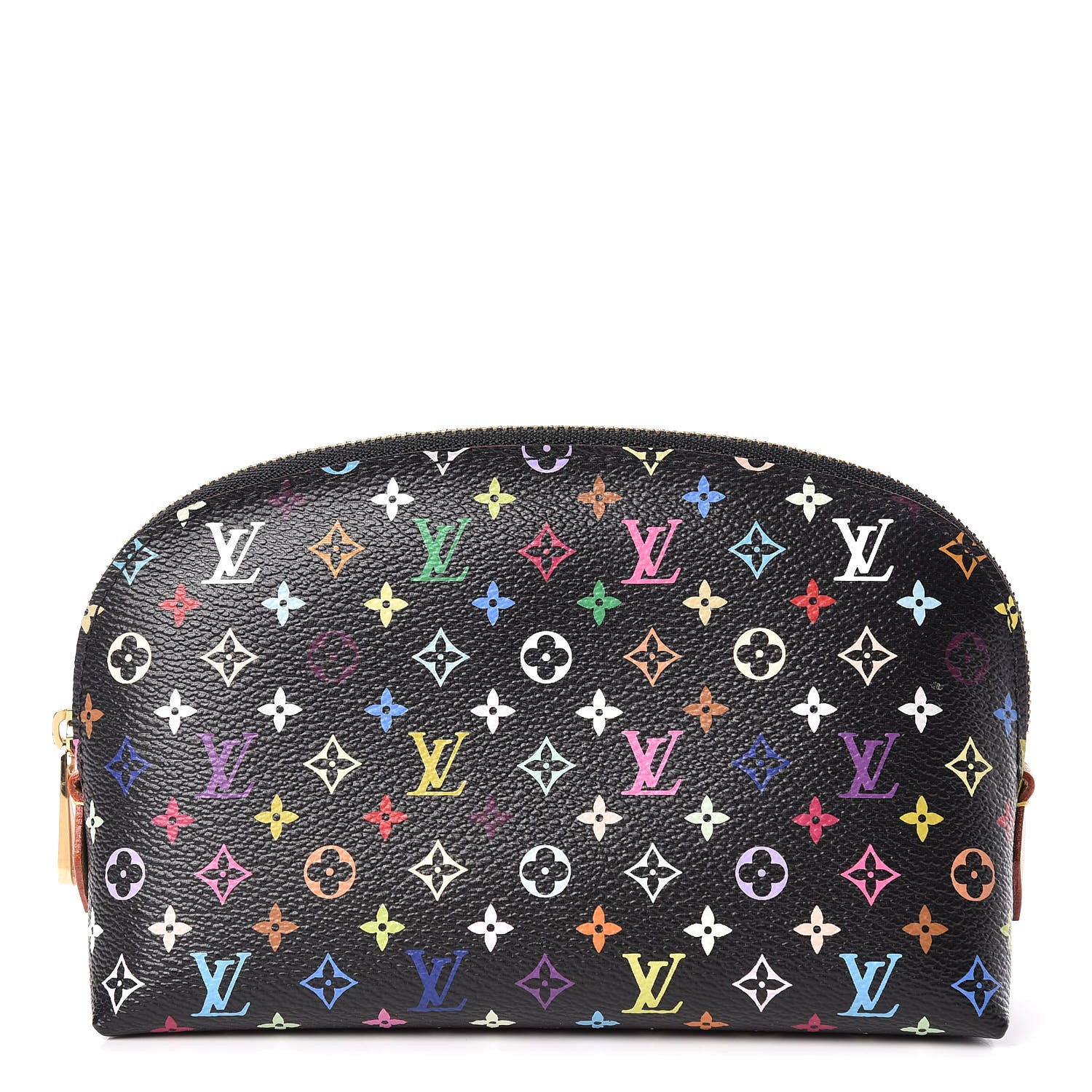 Louis Vuitton Monogram Multicolor Cosmetic Pouch Black Grenade 1 of 7
