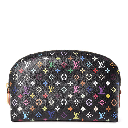 Louis Vuitton Monogram Multicolor Cosmetic Pouch Black Grenade 1 of 7