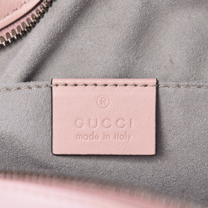 Gucci Calfskin Matelasse Small GG Marmont Chain Shoulder Bag Perfect Pink 6 of 10