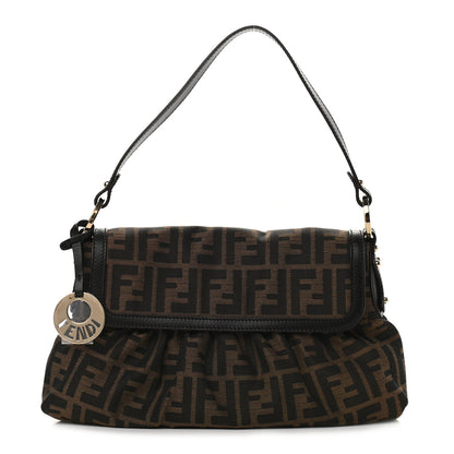 Fendi Zucca Small Chef Shoulder Bag Tobacco 1 of 9