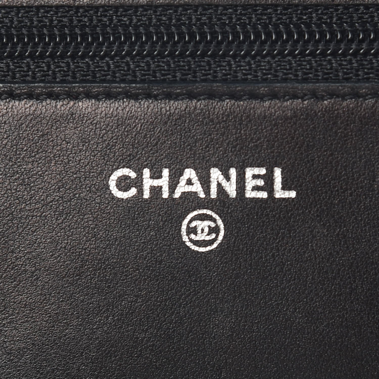 Chanel Lambskin Quilted Wallet On Chain WOC Black 6 of 12