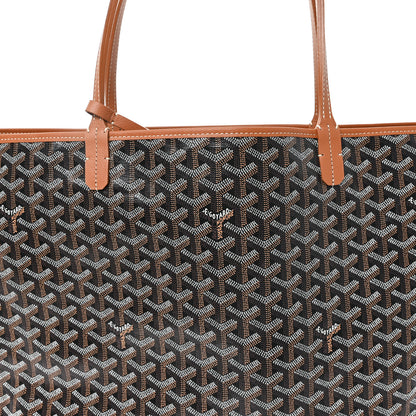 Goyard Goyardine Saint Louis GM Black Gold 9 of 11