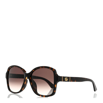 Gucci Acetate Square Sunglasses GG0765SA Havana 1 of 8