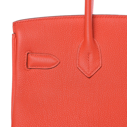 Hermes Togo Birkin 30 Capucine 26 of 35