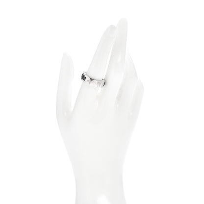Chanel 18K White Gold Black Ceramic Medium Ultra Ring 54 7 2 of 4