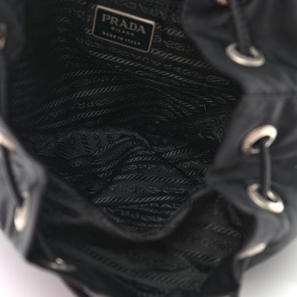 Prada Nylon Vela Medium Backpack Black 4 of 12