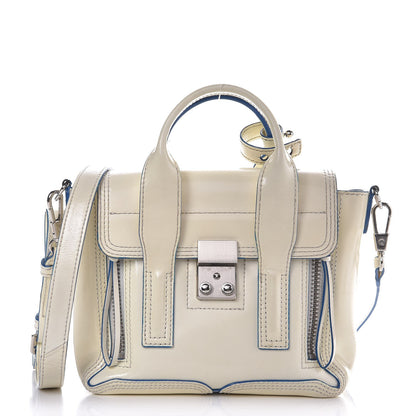 3.1 Phillip Lim 3.1 Smooth Bridle Calfskin Mini Pashli Satchel Off White 1 of 9