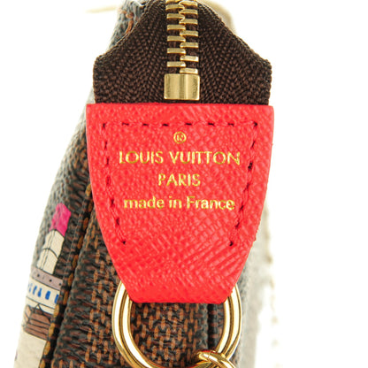 Louis Vuitton Damier Ebene 2016 Christmas Animation Mini Pochette Accessories 5 of 7