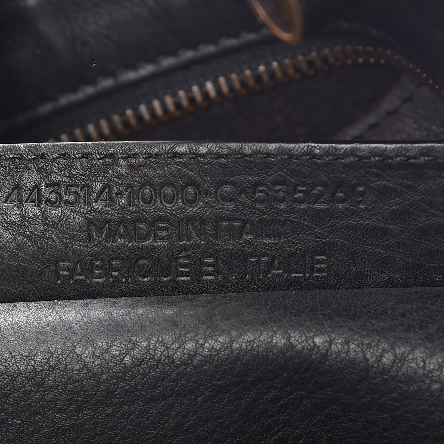 Balenciaga Veau Soyeux Perforated Blackout Hardware City Black 8 of 9