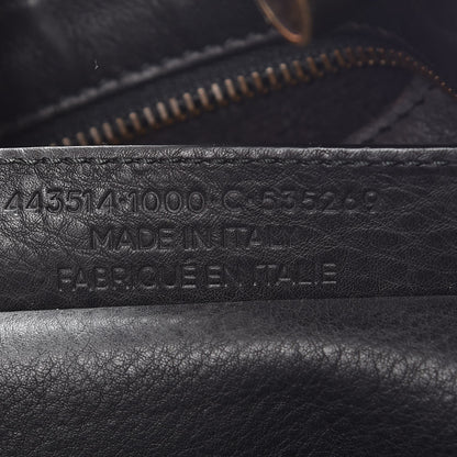 Balenciaga Veau Soyeux Perforated Blackout Hardware City Black 8 of 9