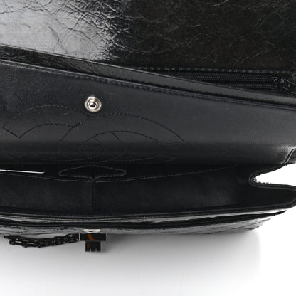 Chanel Glazed Calfskin Quilted 2.55 Reissue 226 Flap So Black 5 of 9