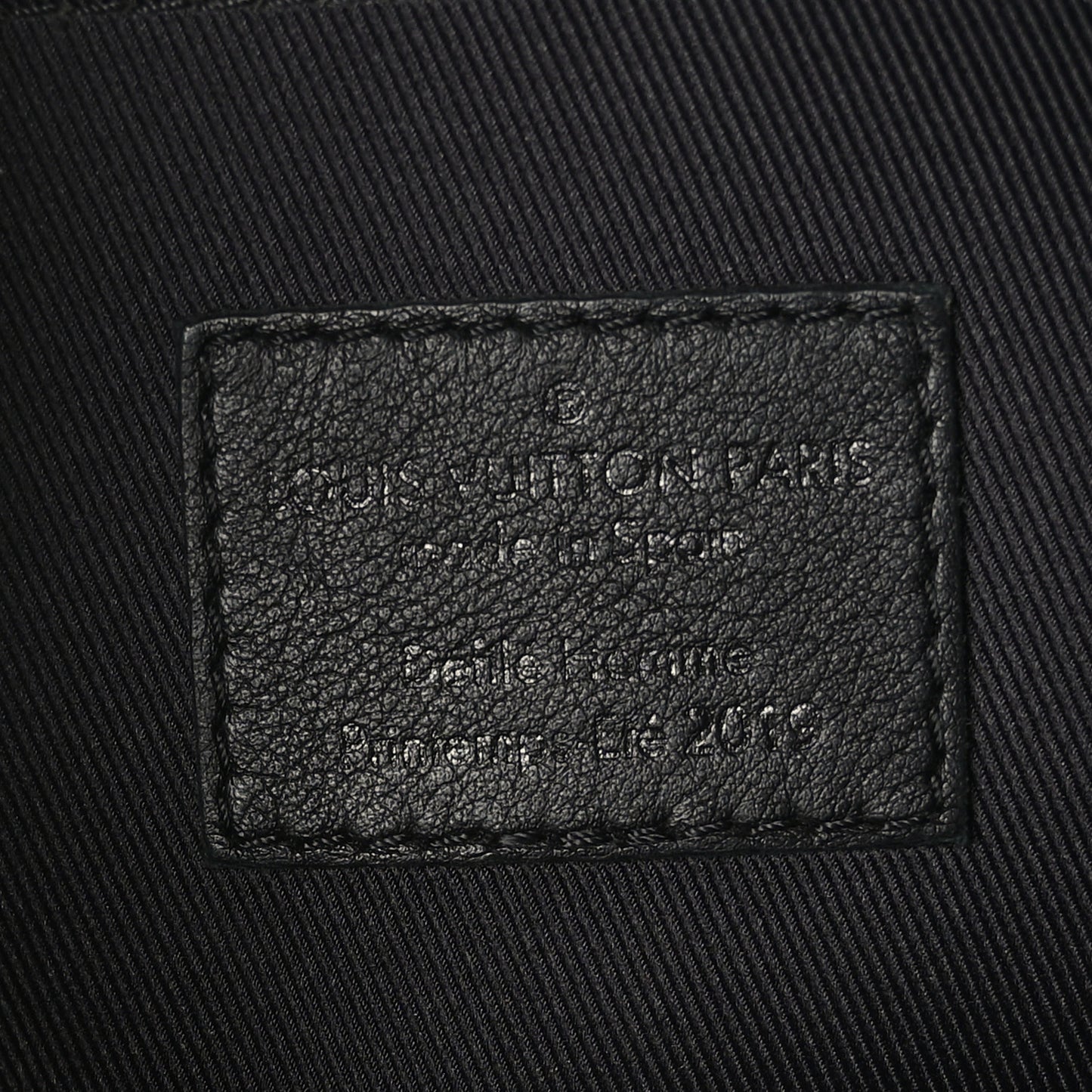 Taurillon Monogram Solar Ray A4 Pouch Black