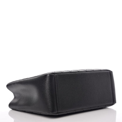Chanel Caviar Quilted Grand Shopping Tote GST Black 5 of 12