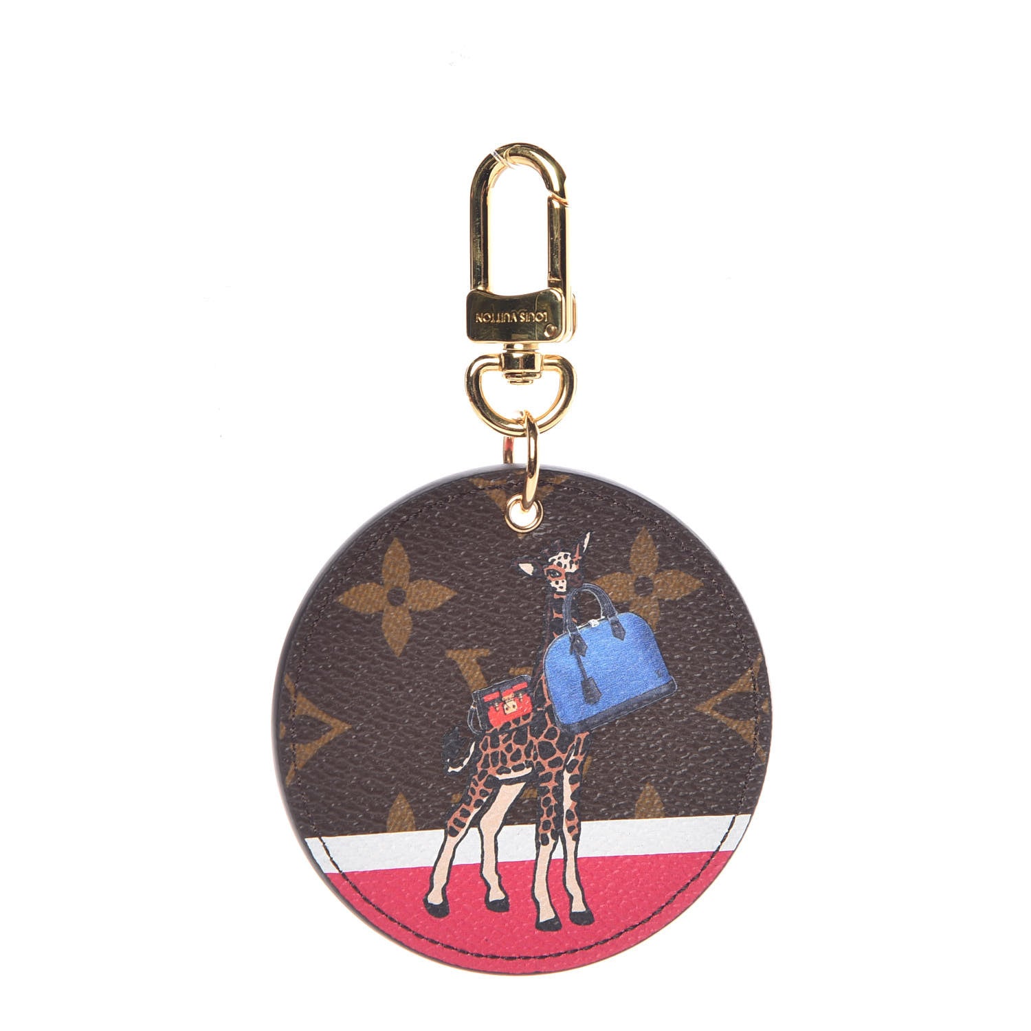 Louis Vuitton Monogram 2017 Christmas Animation Bag Charm Key Holder 1 of 3