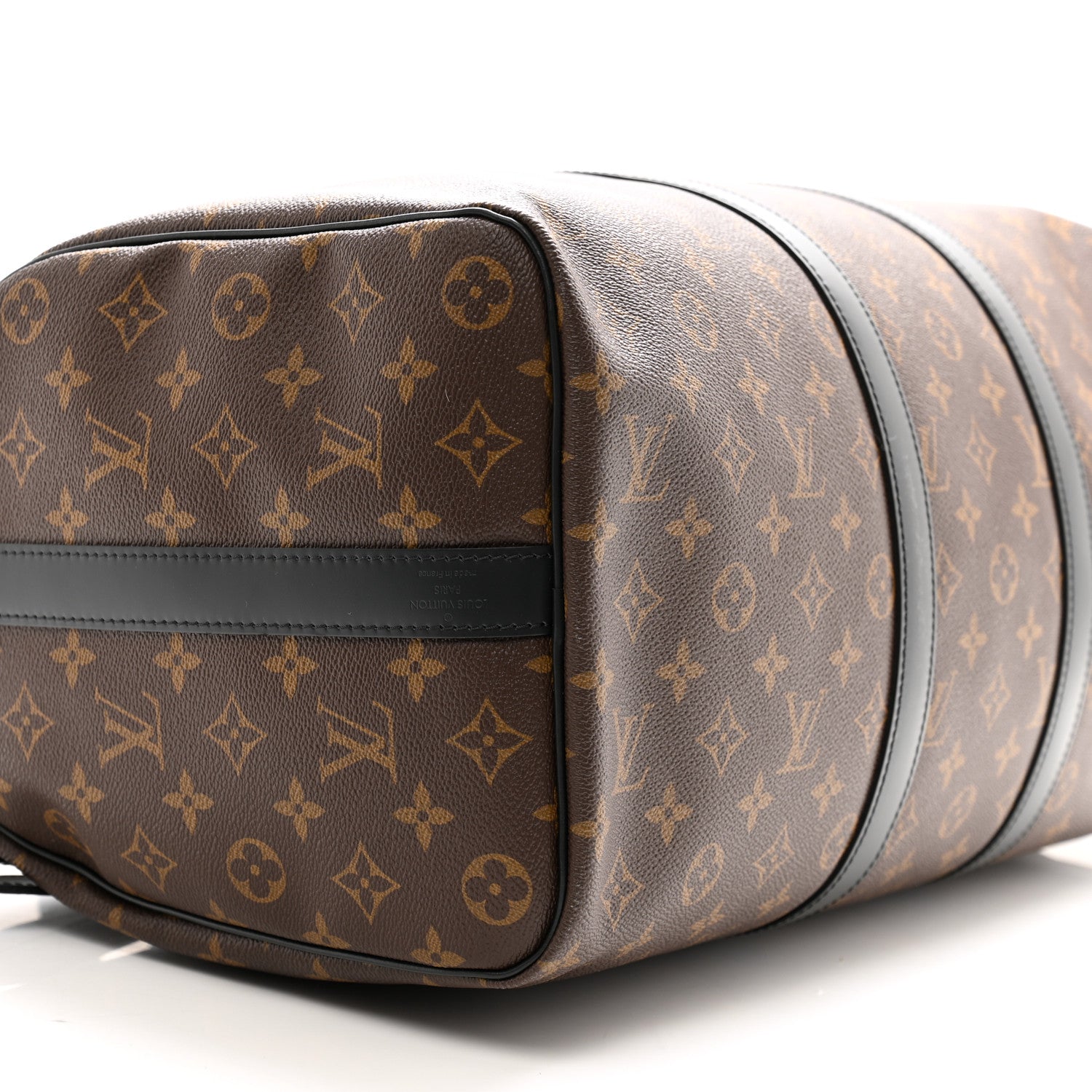 Louis Vuitton Monogram Macassar Keepall Bandouliere 45 8 of 10