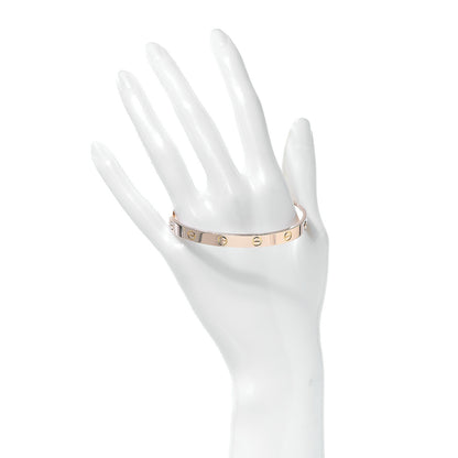 Cartier 18K Pink Gold LOVE Bracelet 18 2 of 5