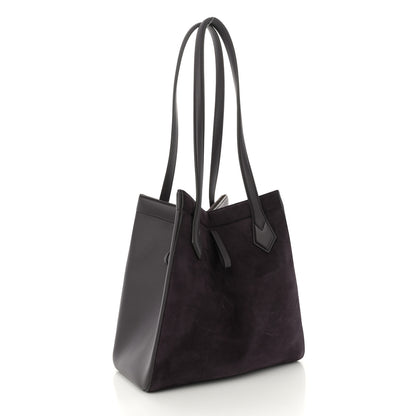 Fendi Vitello Grace Camoscio Medium Fendi Origami Plum 3 of 10