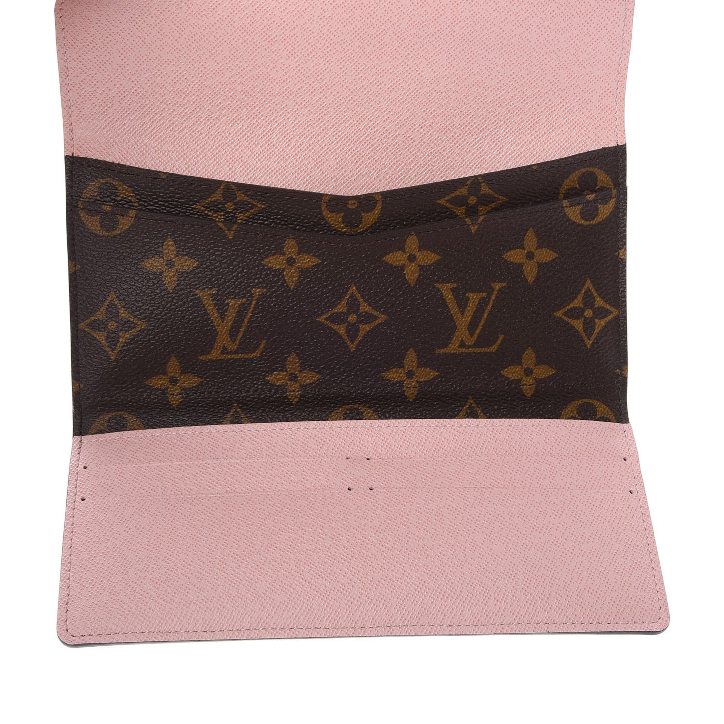 Monogram Josephine Wallet Rose Ballerine