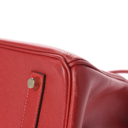 Hermes Epsom Birkin 35 Rouge Casaque 11 of 15