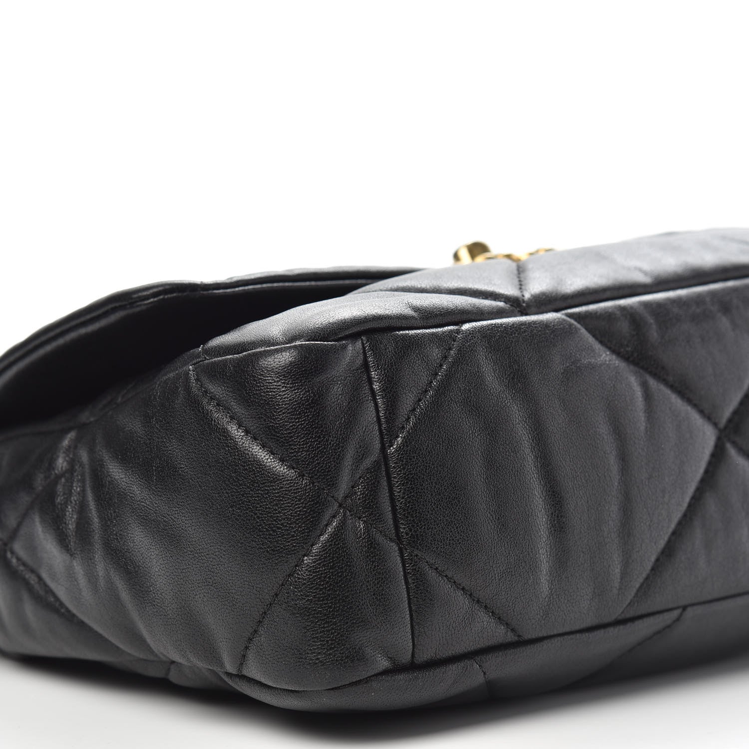 Chanel Goatskin Quilted Medium Chanel 19 Flap Black 8 of 10