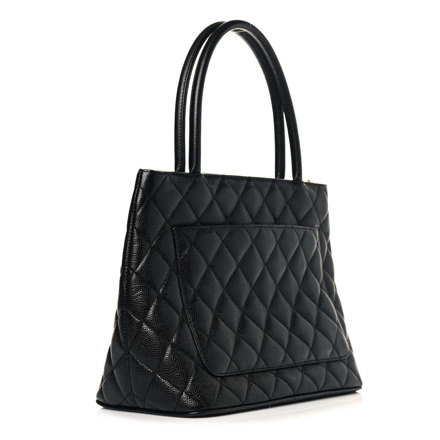 Chanel Caviar Quilted Medallion Tote Black 3 of 12