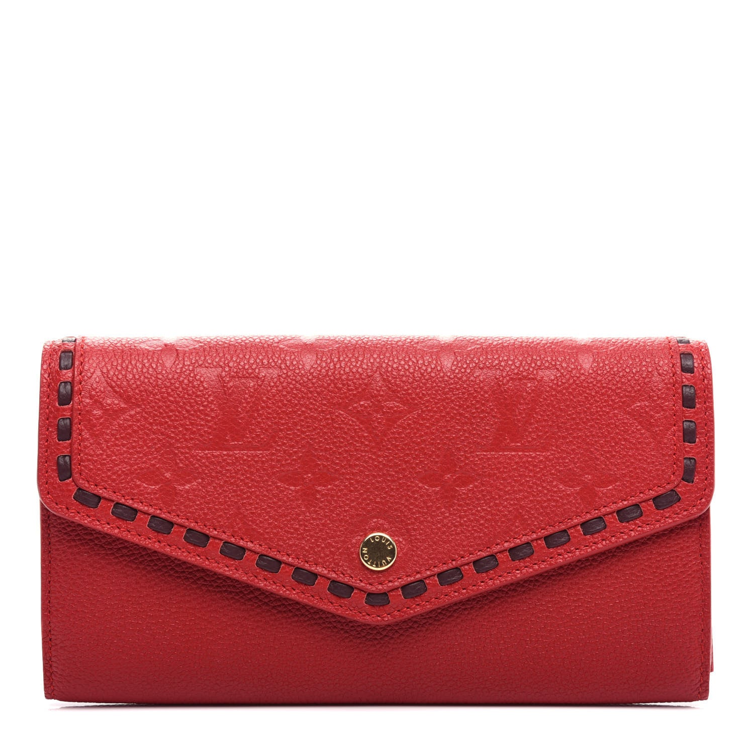 Louis Vuitton Empreinte Sarah Wallet Red Scarlet 1 of 7