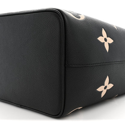 Louis Vuitton Empreinte Monogram Giant Neonoe MM Black Beige 10 of 10