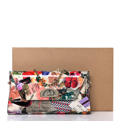 Christian Louboutin Patent Trash Printed Vero Dodat Clutch Multicolor 8 of 8