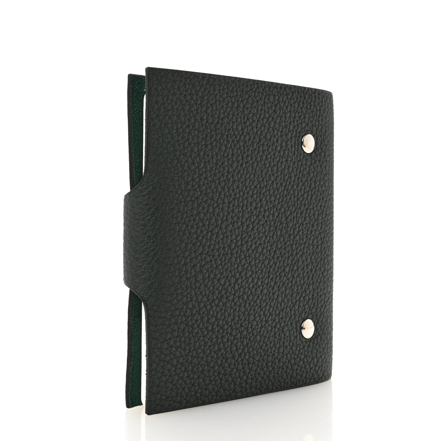 Hermes Togo Ulysse PM Notebook Cover Vert Cypress 3 of 9