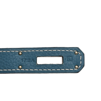 Hermes Togo BIRKIN 35 Blue Jean 7 of 15