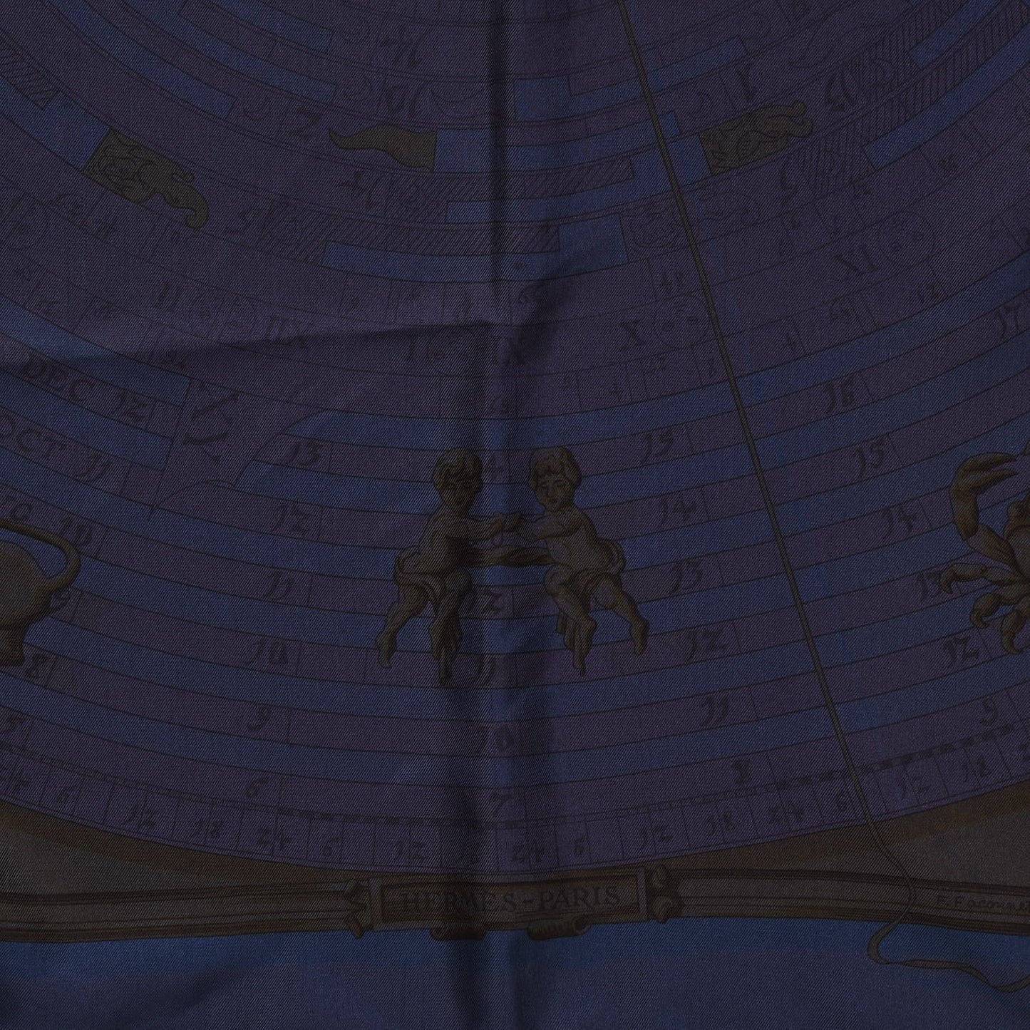 Silk Dip Dye Astrologie Scarf 90