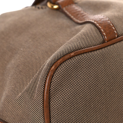 Prada Jacquard Logo Tote Brown 7 of 23