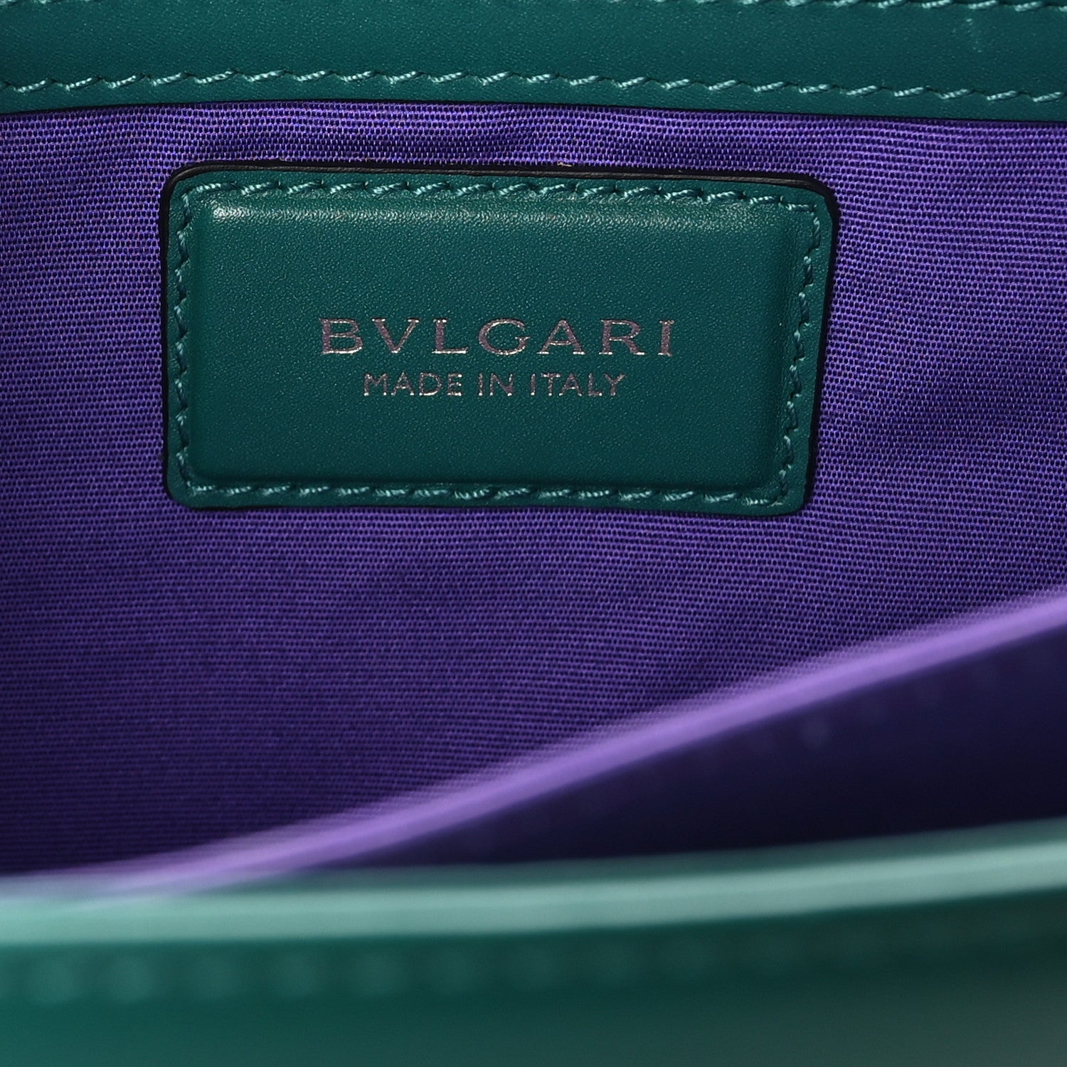 Bulgari Calfskin Serpenti Forever Top Handle Emerald Green 7 of 10