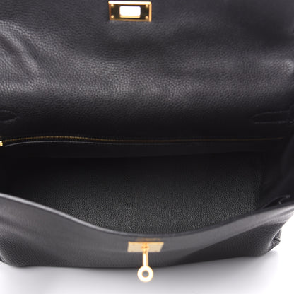 Hermes Togo Kelly Retourne 35 Black 10 of 35