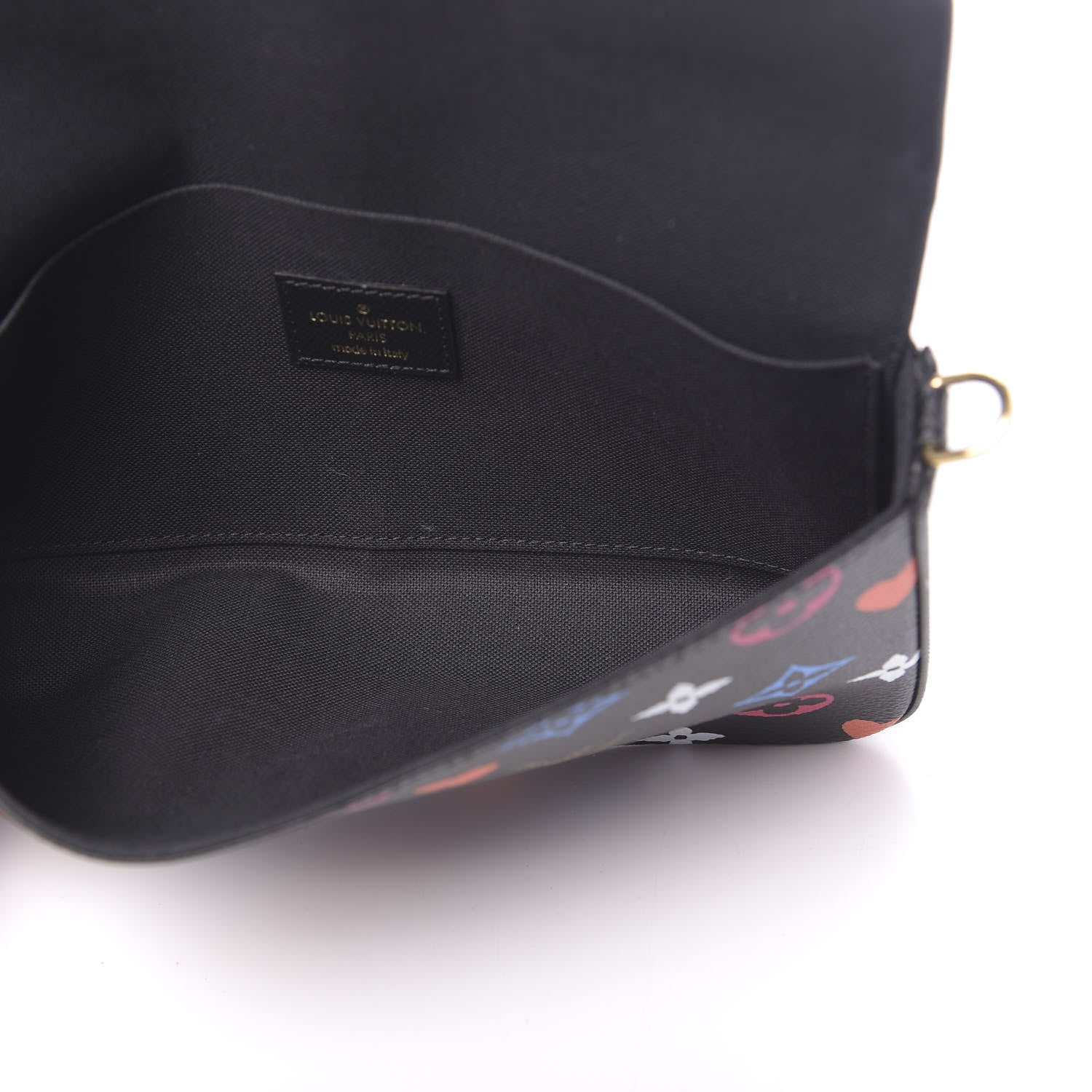 Louis Vuitton Game On Felicie Chain Wallet Black 6 of 11