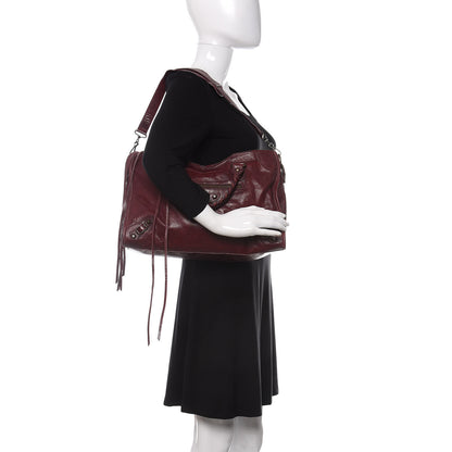 Balenciaga Agneau Classic Hardware City Bordeaux 2 of 12