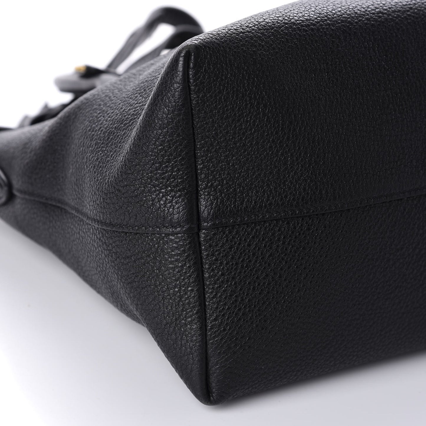 Vitello Daino Tote Black