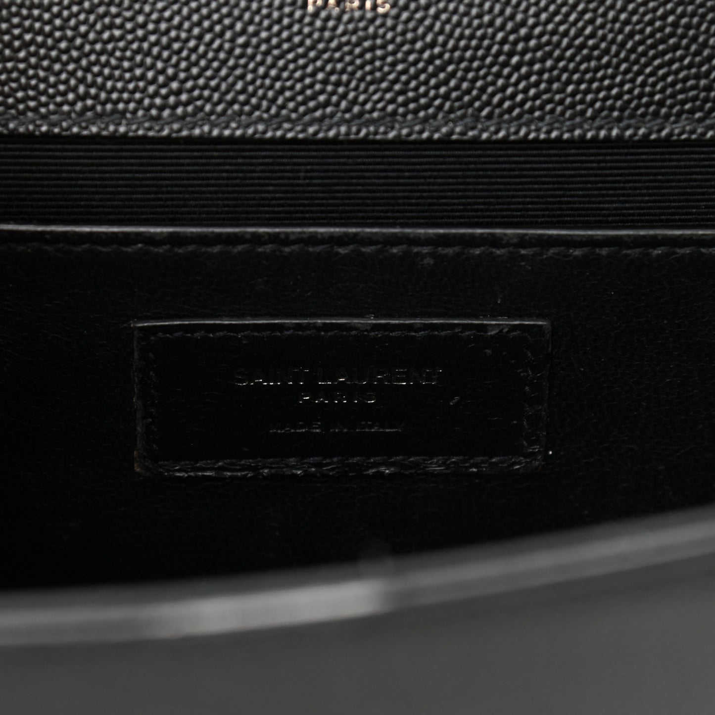 Grain De Poudre Medium Classic Monogram Kate Satchel Black