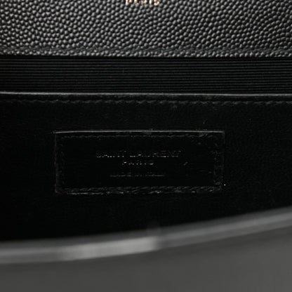 Saint Laurent Grain De Poudre Medium Classic Monogram Kate Satchel Black 7 of 12