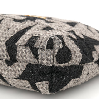 Chanel Wool Tweed Quilted Chanel 22 Grey Black 10 of 11