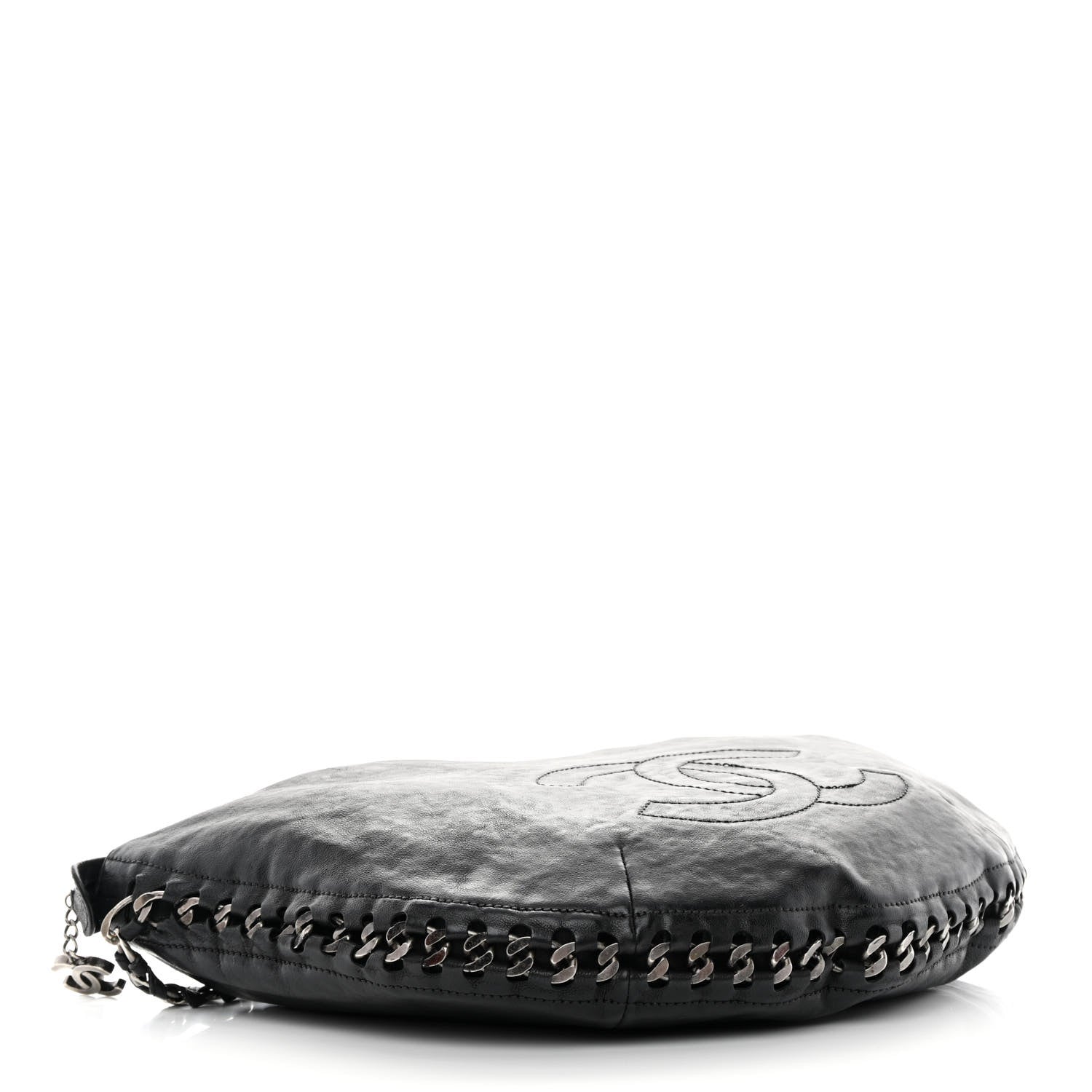Chanel Calfskin Modern Chain Hobo Black 4 of 12