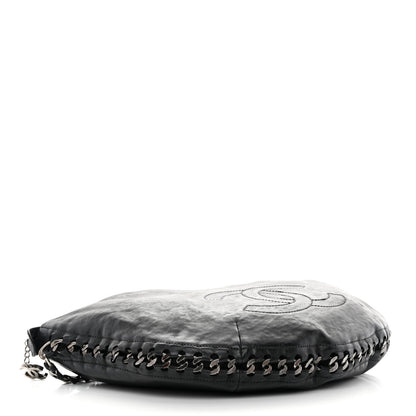 Chanel Calfskin Modern Chain Hobo Black 4 of 12