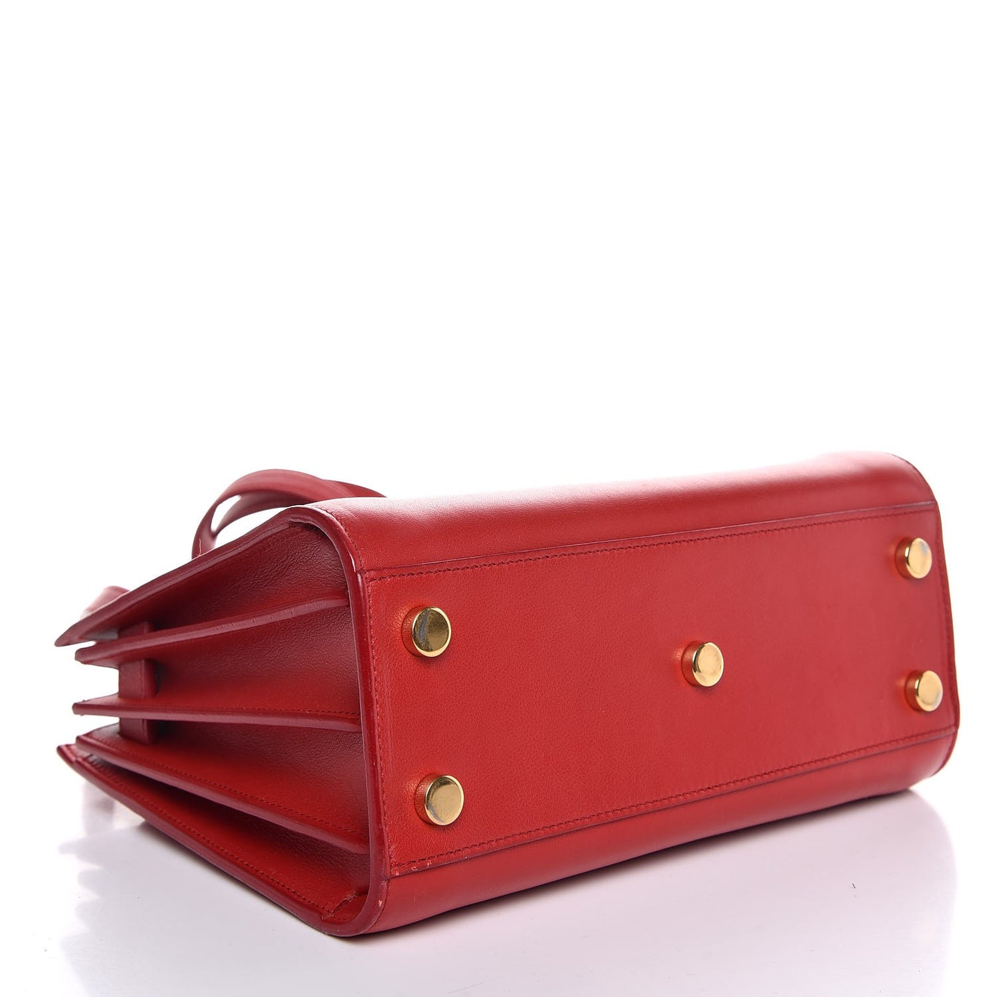 Calfskin Nano Sac De Jour Lipstick Red