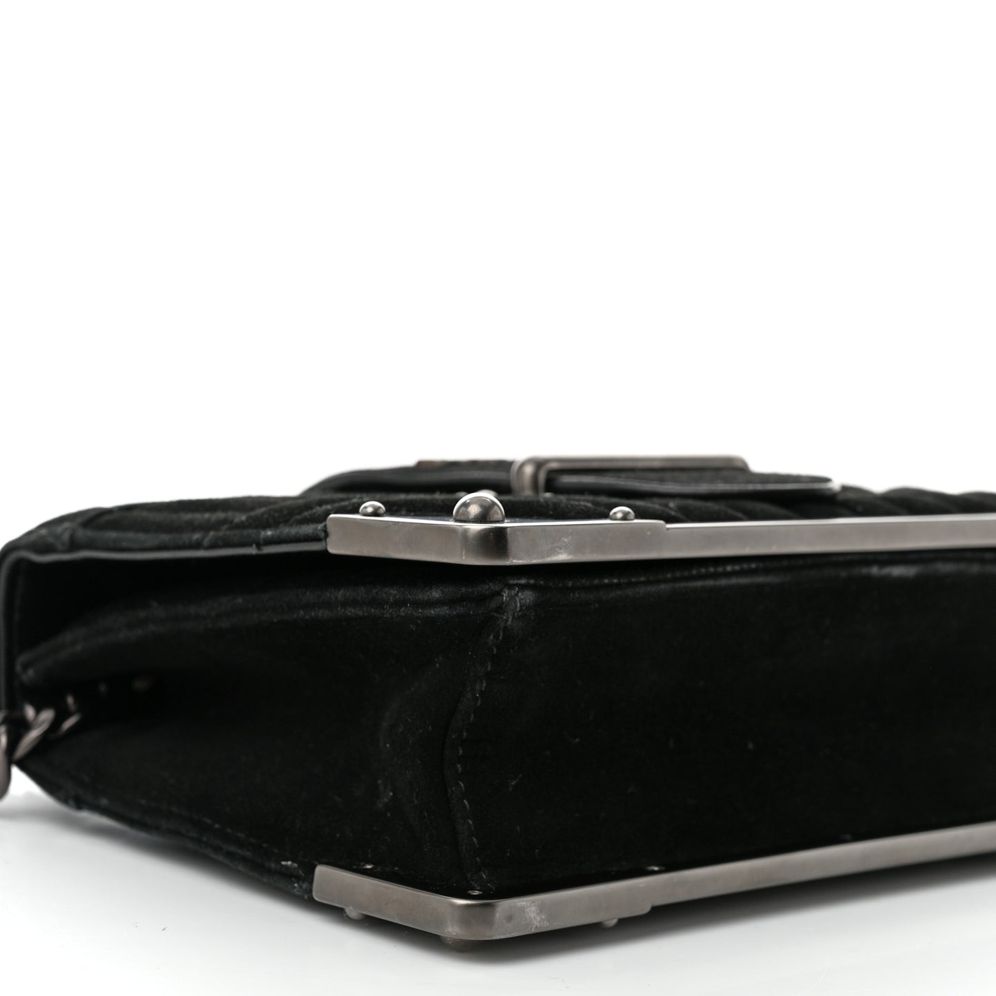 Velvet Impuntu Cahier Bag Black