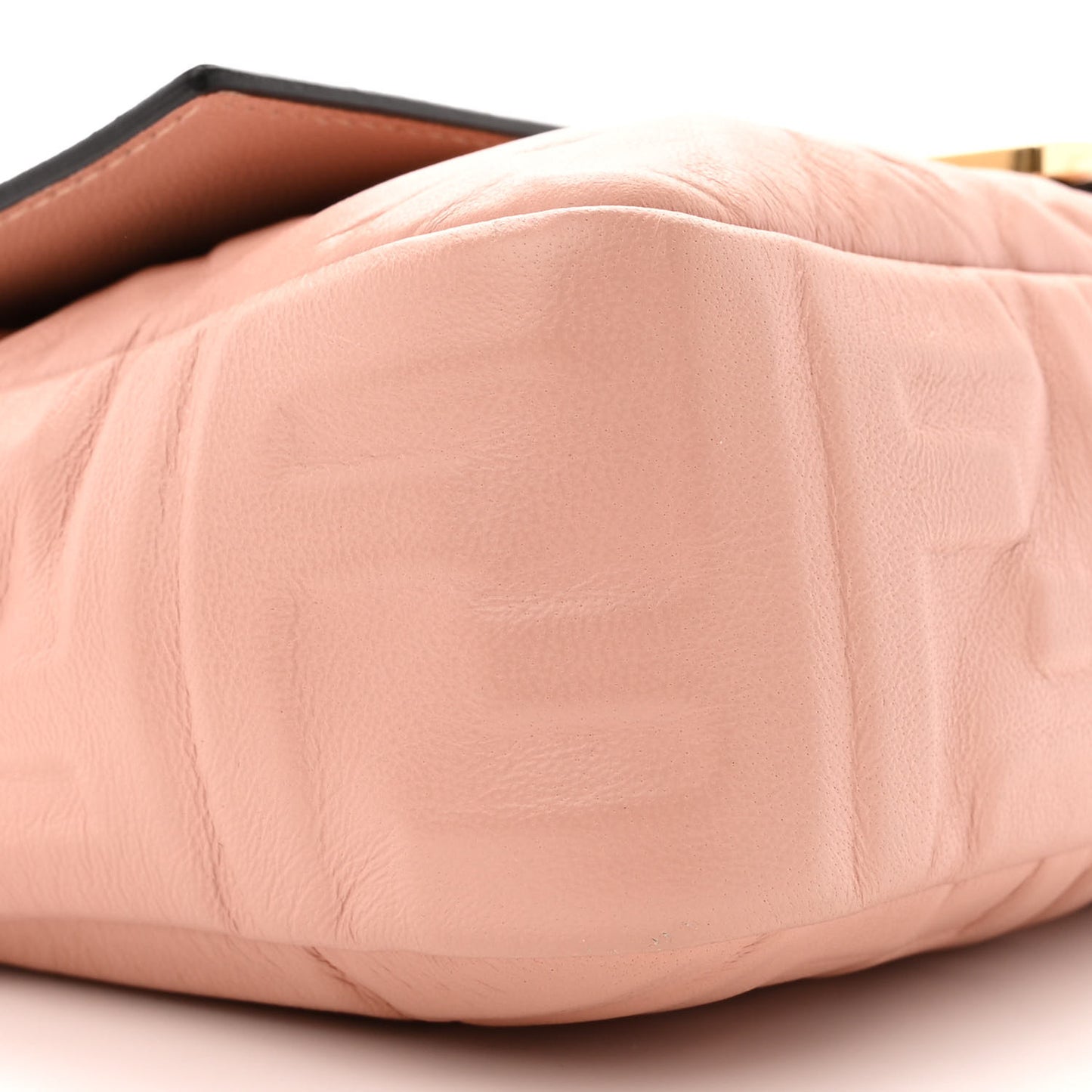 Nappa FF 1974 Embossed Baguette Rosa Bourbon
