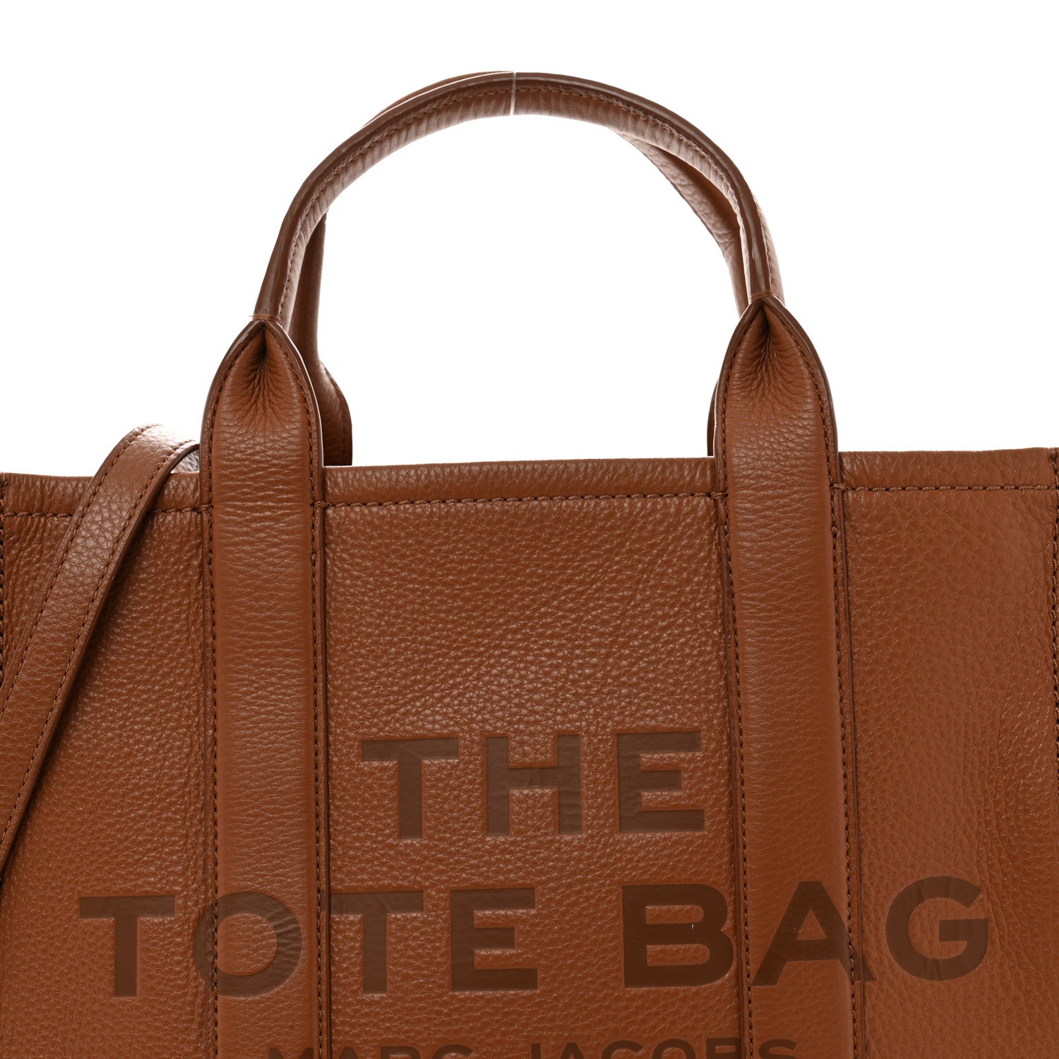 Marc Jacobs Grained Calfskin Medium The Tote Bag Argan Oil 9 of 13